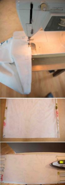 We process the edges of frameless curtains