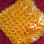 Pompom Plaid Orange Dreams