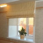 Translucent roman blind