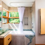 Decken-U-förmige Traufe für Badezimmer in modernem Stil