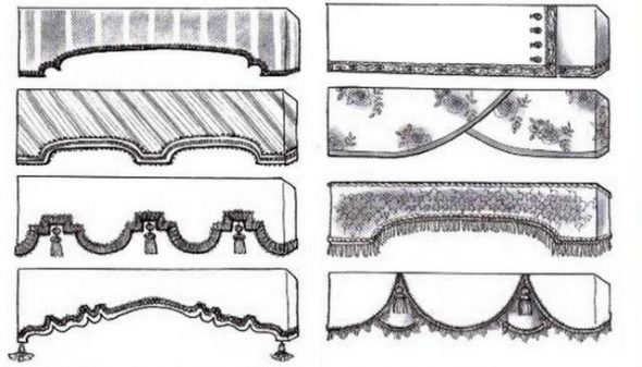 Exemples de fabrication de lambrequin