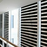 A variety of day-night curtains for huge windows.