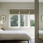 Rideaux romains dans un style minimaliste