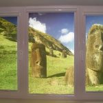 3-piece printed roller blinds