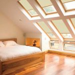 Rolshtora in the bedroom on the attic