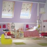 Innenraum eines Kinderzimmers für das Mädchen