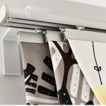 Neumáticos aleros en los soportes con tres filas.