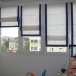 Cortinas para ventanas de balcón en estilo mar.
