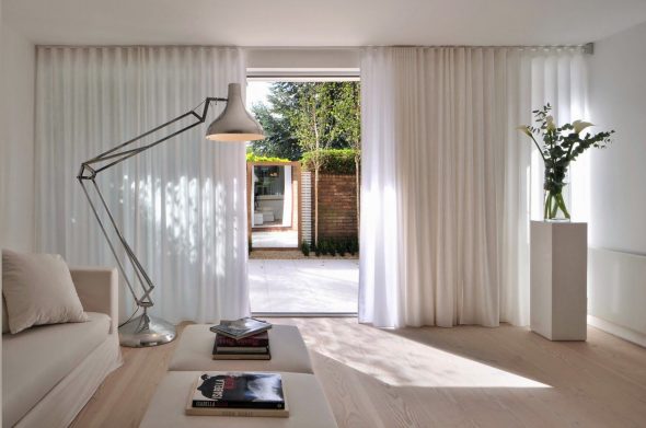 Rideaux et rideaux dans le style scandinave
