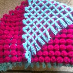 La combinaison de rose et de bleu - est inhabituel pour un plaid pour enfants