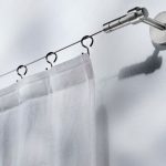 Bastone per tende al bagno