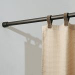 Cornicione telescopico per bagno marrone