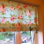 Fabric curtains do-it-yourself for the kitchen