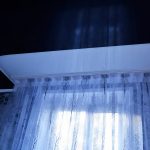 البلاستيك الأبيض ثلاثة صف كورنيش السقف