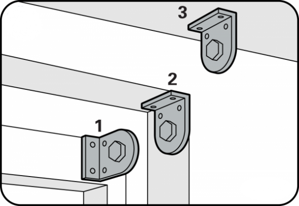 Các loại lắp đặt rèm cuốn