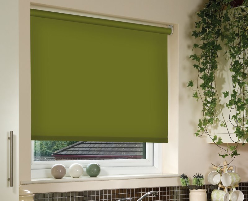 Green Roll Blinds