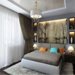 Chambre avec tulle blanc
