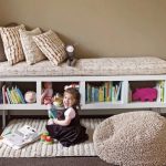 Grand pouf extérieur pour chambre d'enfant