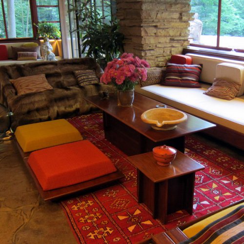 Coussins de sol de style oriental