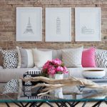 Oreillers décoratifs pour une chambre dans le style loft