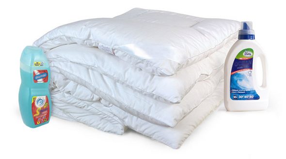 Wash with a mild detergent