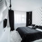 Velours noir au design moderne