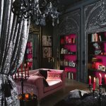 intérieur de salon en style gothique
