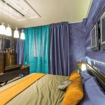 Diseño de dormitorio en estilo moderno.