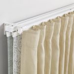 Cotton Curtain and Tulle on Aluminum Cornice