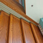 Guide rail for Japanese wood curtains