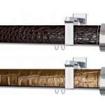 Leather trim wall cornice