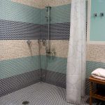 Ceramic shower wall decoration