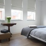 Chambre intérieure en blanc