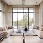 Salon design avec deux canapés