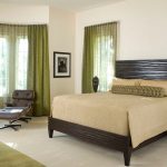 Textile vert dans la chambre
