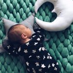 Plaid vert émeraude de beaux enfants