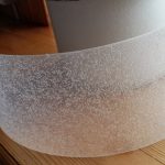 Ruban synthétique pour renforcer les rideaux sous les œillets