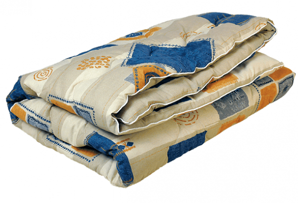 Blanket with a tag