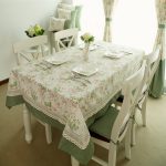 Nappe Provence vert-rose-blanche douce