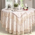 Nappe ronde multicouche