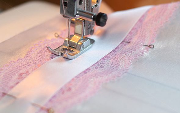 Mettre en place un ruban de satin