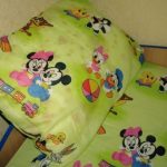 Taie d'oreiller et drap de Mickey Mouse