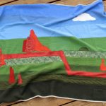 Couverture inhabituelle de patchs dans le motif mis en forme