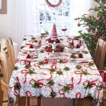 Version du Nouvel An de la nappe de fête