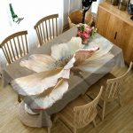 Nappe de table à motif tridimensionnel