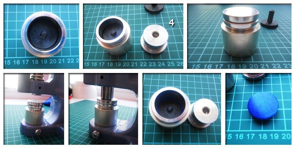 Le schéma de la couture des boutons sur la presse Ter-2