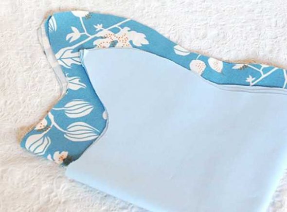 4 morceaux de tissu pour hibou