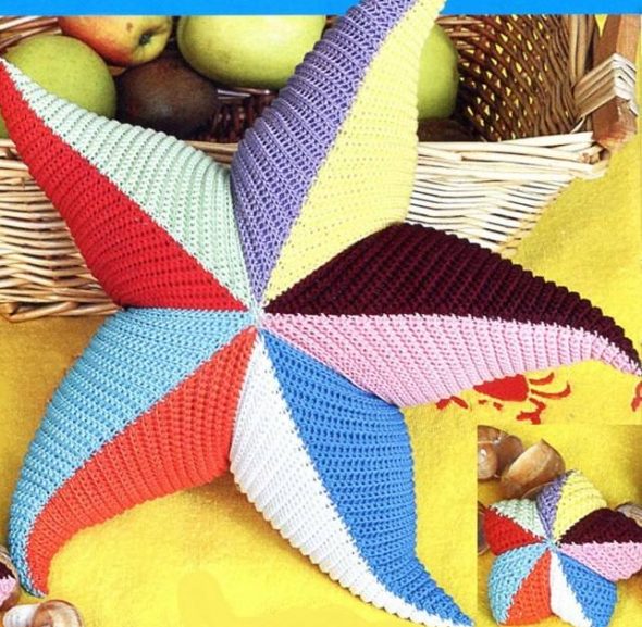 Oreiller original multicolore