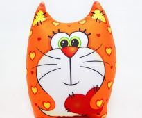 Oreiller anti-stress Chat amoureux