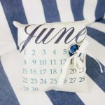 Calendrier d'oreillers pour bagues
